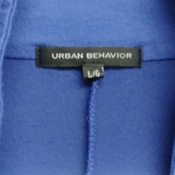 Beautiful blue open hi-low cardigan - Picture 4 of 7